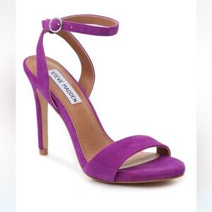 Steve Madden “RENO” fuchsia suede sandals, size 10M, never worn. Perfect!